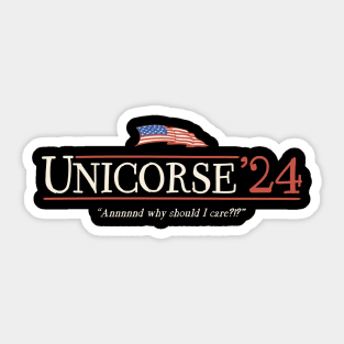 Unicorse 24 Sticker